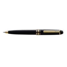 Picture of Montblanc Mozart Gold Plated Black Resin Ballpoint Pen