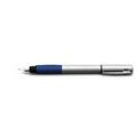 Picture of Lamy Accent Palladium Finish with Blue Grip Fountain Pen Extra Fine Nib
