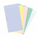 Picture of Filofax Personal Plain and Ruled Notepaper Multicolor 100 Pack