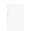 Picture of Filofax Personal Ruled Notepad White