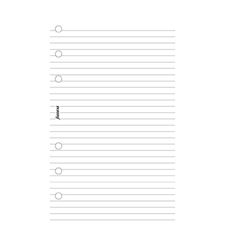 Picture of Filofax Personal Ruled Notepad White