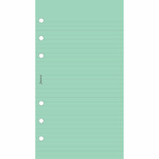 Picture of Filofax Personal Ruled Notepaper Green