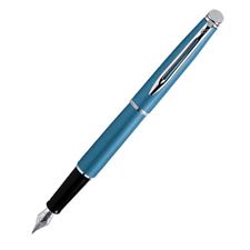 Picture of Waterman Hemisphere Shimmery Blue Fountain Pen Medium Nib