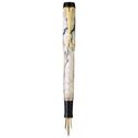 Picture of Parker Duofold Demi Pearl and Black Gold Trim Fountain Pen Medium Nib