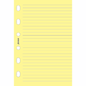 Picture of Filofax Pocket Ruled Notepaper Yellow