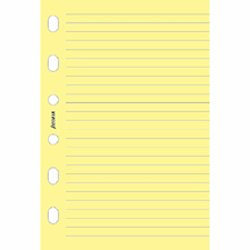 Picture of Filofax Pocket Ruled Notepaper Yellow