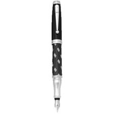 Picture of Monteverde Invincia Black Tie Fountain Pen Medium Nib