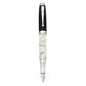 Picture of Monteverde Invincia Black and White Fountain Pen Medium Nib