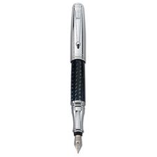 Picture of Monteverde Invincia Chrome And Carbon Fiber Fountain Pen Medium Nib