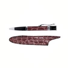 Picture of Monteverde Mini Jewelria Leather Burgundy Ballpoint Pen