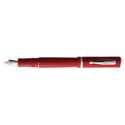 Picture of Delta Via Veneto Red with Silver Fountain Pen Broad Nib