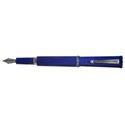 Picture of Delta Papillon Resin Blue Fountain Pen Broad Nib