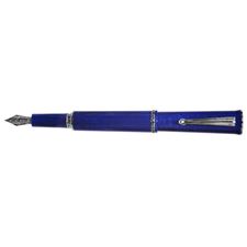 Picture of Delta Papillon Resin Blue Fountain Pen Fine Nib