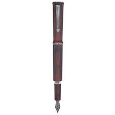 Picture of Delta Papillon Resin Red Fountain Pen Broad Nib