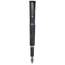 Picture of Delta Papillon Resin Grey Fountain Pen Broad Nib