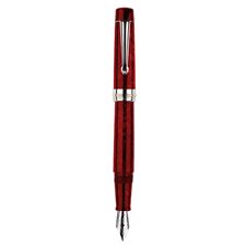 Picture of Delta Vintage Ruby Red Fountain Pen Broad Nib