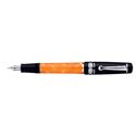 Picture of Delta Dolcevita Undersize Orange & Sterling Silver Fountain Pen Fine Nib