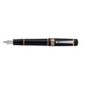 Picture of Delta Dolcevita Soiree Undersize Black & Sterling Silver Fountain Pen Broad Nib