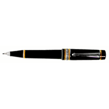 Picture of Delta Dolcevita Soiree Medium Black & Sterling Silver 0.7mm Pencil