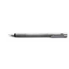 Picture of Lamy Logo Brushed Stainless Steel Fountain Pen Fine Nib