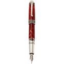 Picture of Aurora 85th Anniversary Limited Edition Red Marble Fountain Pen Broad Nib