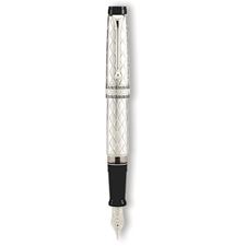 Picture of Aurora Riflessi Sterling Silver Fountain Pen Fine Nib