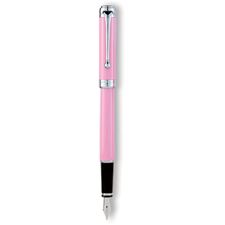 Picture of Aurora Talentum Finesse Pink with Chrome Trim Fountain Pen Fine Nib