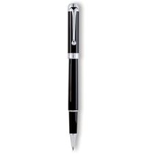 Picture of Aurora Talentum Finesse Black with Chrome Trim Rollerball Pen