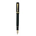 Picture of Parker Duofold Black Gold Trim Centennial Fountain Pen Fine Nib