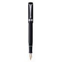 Picture of Parker Duofold Black Platinum Trim International Fountain Pen Fine Nib