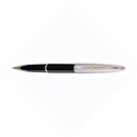 Picture of Waterman Carene Deluxe Black Lacquer and Silver Fountain Pen Medium Nib