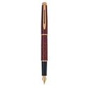 Picture of Waterman Hemisphere Red Marble Lacquer Fountain Pen Medium Nib