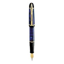 Picture of Waterman Phileas Blue Marble Fountain Pen Medium Nib