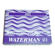 Picture of Waterman Fountain Pen Cartridges Purple (8 Per Box)