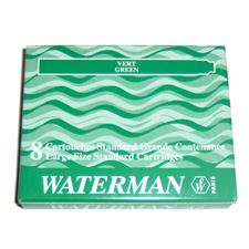 Picture of Waterman Fountain Pen Cartridges Green (8 Per Box)