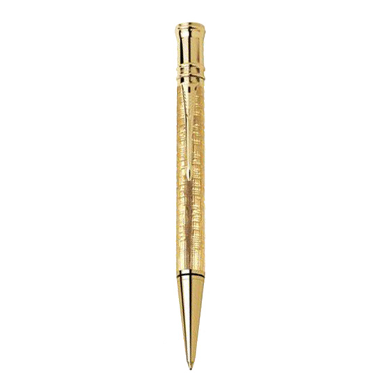 Vooraf Merchandising wijk Parker Duofold Presidential Esparto 18kt Solid Gold Ballpoint Pen-Montgomery  Pens Fountain Pen Store 212 420 1312