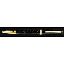Picture of Omas Bologna Celluloid Black with Gold Rollerball Pen