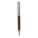 Picture of Laban Real Leather Sterling Silver ST-920-1RL Dark Brown Ballpoint Pen