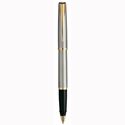 Picture of Parker Latitude Stainless Steel Gold Trim Rollerball Pen