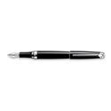 Picture of Caran dAche Leman Ebony Black Rhodium Fountain Pen Fine Nib