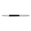 Picture of Caran dAche Madison Bicolor Black Silver Plated Fountain Pen Broad Nib