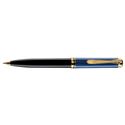 Picture of Pelikan Souveran 800 Black And Blue Ballpoint Pen