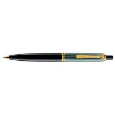 Picture of Pelikan Souveran 400 Black And Green Ballpoint Pen