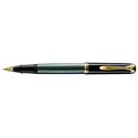 Picture of Pelikan Souveran 600 Black And Green Rollerball Pen