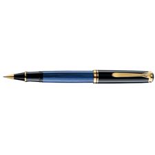 Picture of Pelikan Souveran 600 Black And Blue Rollerball Pen