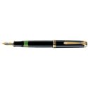 Picture of Pelikan Souveran 600 Black Fountain Pen Fine Nib