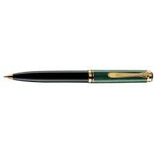 Picture of Pelikan Souveran 600 Black And Green Ballpoint Pen