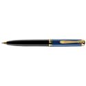 Picture of Pelikan Souveran 600 Black And Blue Ballpoint Pen