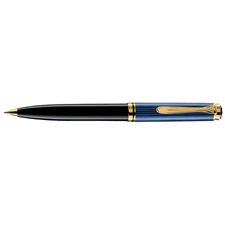 Picture of Pelikan Souveran 600 Black And Blue Ballpoint Pen