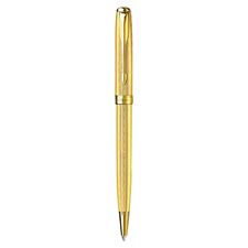 Picture of Parker Sonnet Refresh Chiseled Golden Gold Trim Ballpoint Pen